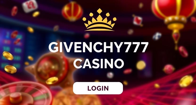 Account dashboard after GIVENCHY777 login